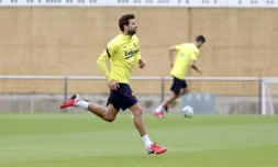 Gerard Pique et le FC Barcelone ont repris les entraßnements à la cité sportive Joan Gamper, le 9 mai 2020