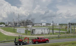L'usine Denka, anciennement DuPont, le 12 août 2021 à Reserve, en Louisiane,