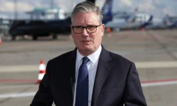 Le Premier ministre britannique Keir Starmer à Copenhague après l'attaque à l'extérieur de la synagogue d'Heaton Park, à Manchester, en Angleterre, le 2 octobre 2025