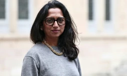 La romanciĂšre mauricienne Nathacha Appanah, Ă Paris le 3 novembre 2025