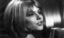 France Gall lors du concours de l'Eurovision à Paris, le 1er mars 1965 