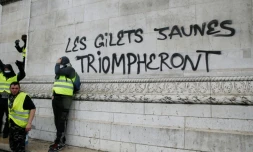 Graffiti sur un mur Ă Paris