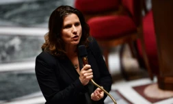 La ministre des Sports Roxana Maracineanu lors d'une séance de questions au gouvernement, le 26 mai 2020, à l'Assemblée nationale à Paris