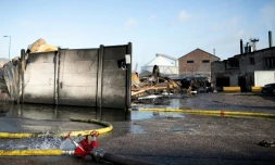 L'usine Lubrizol Ă Rouen, le 27 septembre 2019