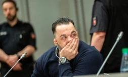 L'ex-infirmier Niels Högel, accusé du meurtre d'une centaine de patients, pendant son procÚs à Oldenbourg, en Allemagne, le 5 juin 2019