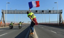 Sur la rocade autour de Bordeaux, le 17 novembre 2018