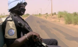 Des membres de la Minusma le 18 mai 2016 à Gao, au Mali