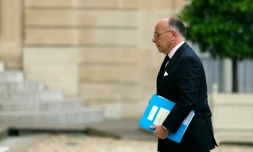 Le ministre de l'Intérieur Bernard Cazeneuve, le 16 juillet 2016 à l'Elysée