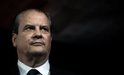 Jean-Christophe Cambadelis lors d'une conférence de presse à Paris le 29 novembre 2016.