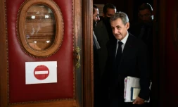 L'ancien président Nicolas Sarkozy au palais de justice de Paris, le 7 décembre 2022