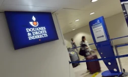 Bureau des douanes le 28 décembre 2012 à l'aéroport d'Orly