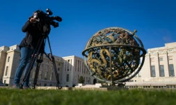 Les bureaux de l'Onu le 29 janvier 2016 Ă GenĂšve