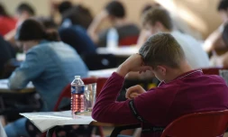 Epreuve de philosophie en 2019 pour des lycéens à Strasbourg 