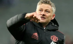 L'entraîneur de Manchester United Ole Gunnar Solsjkaer lors du match à Newcastle, le 2 janvier 2019