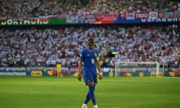 Kylian Mbappé le 25 juin lors du match de la France contre la Pologne, à Dortmund.
