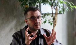 Yildiz Tar, membre de l'organisation turque Kaos GL qui défend les droits des homosexuels et transgenres, le 18 septembre 2026 à Ankara