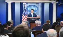 Le directeur de la communication de la Maison Blanche, Anthony Scaramucci, le 21 juillet 2017 à Washington DC