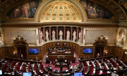 Session au Sénat, le 6 mars 2023 à Paris