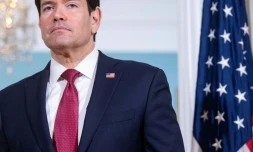 Le secrétaire d'Etat américain, Marco Rubio, le 7 avril 2026 à Washington