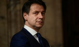 Le chef du gouvernement italien, Giuseppe Conte, au palais Quirinale à Rome, le 19 décembre 2018