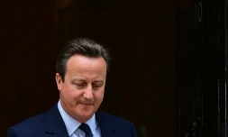 Le Premier ministre britannique David Cameron le 27 juin 2016 à Londres