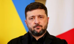 Volodymyr Zelensky à Londres le 8 décembre 2025