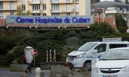 L'hôpital de Gueret, dans la Creuse, le 17 janvier 2018