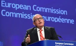 Le vice-Président de la Commission européenne, Frans Timmermans, le 26 juillet 2017 à Bruxelles