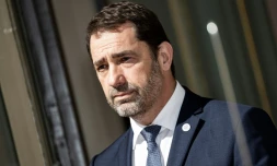 Christophe Castaner au ministère de l'Intérieur à Paris, le 4 avril 2019