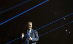 Le candidat républicain Donald Trump à Manchester dans le New Hampshire, le 7 novembre 2016
