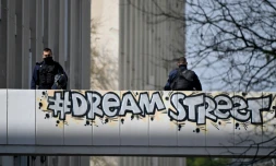 Des policiers Ă Marseille le 19 mars 2024