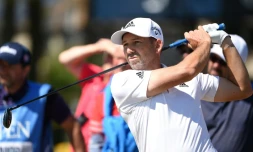 Sergio Garcia, le 18 juillet 2018, à Carnoustie
