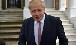 Le député conservateur britannique Boris Johnson à Londres le 07 juin 2019