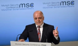 Le Premier ministre irakien Haider al-Abadi le 18 février 2017 à Munich