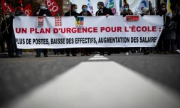 Manifestation du monde de l'éducation le 26 janvier 2021 à Toulouse