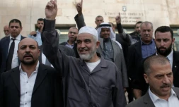 Le chef de la branche nord du mouvement islamique en Israël Raëd Salah, à Jérusalem le 27 octobre 2015