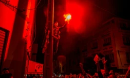 Les manifestants sont de nouveau descendus dans les rues d'Al Hoceïma, le 30 mai 2017
