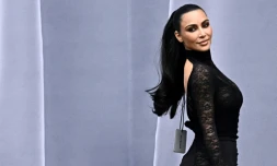 Kim Kardashian au cours de la semaine de la mode, à Paris, le 3 mars 2024