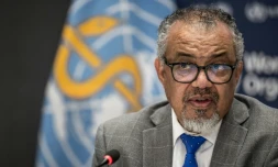 Le directeur général de l'OMS, Tedros Adhanom Ghebreyesus, le 10 décembre 2024 à Genève