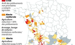 Sécheresse : les restrictions d'eau