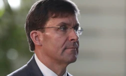 Le chef du Pentagone Mark Esper, le 7 août 2019 à Tokyo