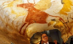 François Hollande a inauguré Lascaux 4 le 10 décembre 2016 avant son ouverture au public