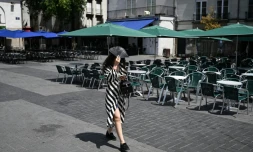 Dans une rue de Nantes, dans l'ouest de la France, le 23 juin 2026