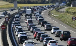 Sur l'A7 entre Vienne et Valence, le 12 août 2017