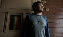 Le Nicaraguayen Carlos Berrios, militant des droits de l'homme, lors d'une interview avec l'AFP, le 31 juillet 2020 dans sa maison à San José, au Costa Rica