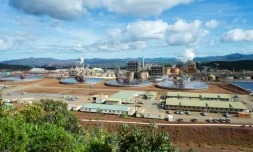 L'usine de nickel de Vale en Nouvelle-Calédonie, en 2015