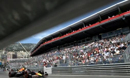 Le Néerlandais Max Verstappen, 4e de la séance de qualifications pour le Grand Prix de Monaco de Formule 1, le 28 mai 2022 à Monte-Carlo