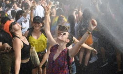 Des participants Ă la Gay Pride le 29 juin 2019 Ă Paris