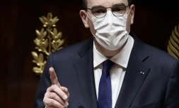 Jean Castex devant l'Assemblée nationale le 1er avril 2021