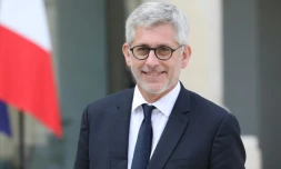 Le président de la Fédération hospitalière de France (FHF, hôpitaux publics), Frédéric Valletoux, le 18 septembre 2018 à Paris